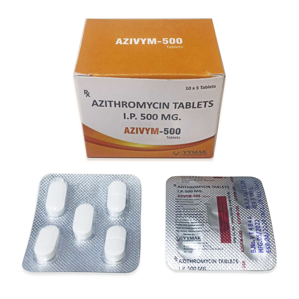 Azivym 500 (Azithromycin 500mg)