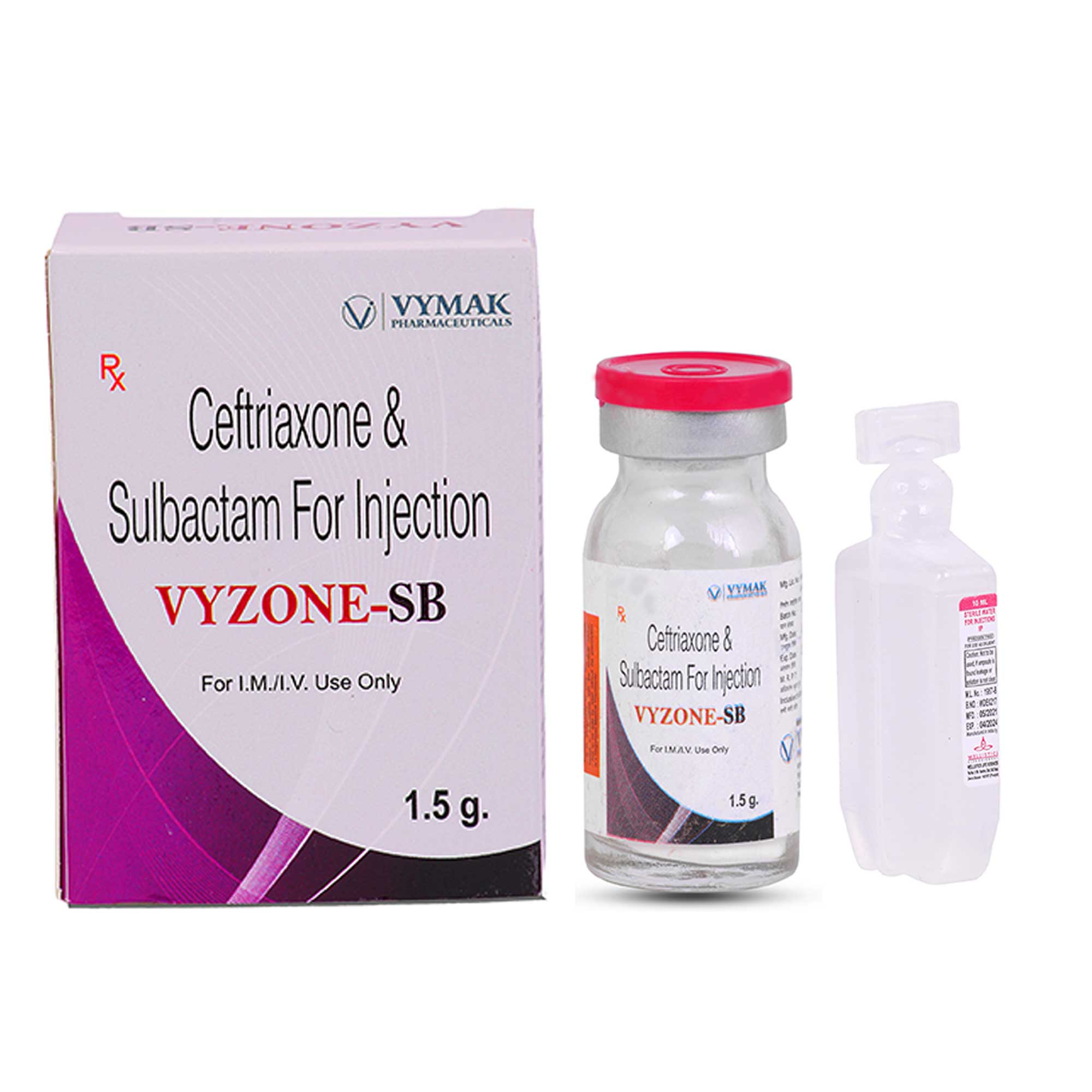 Vyzone SB (Ceftriaxone 1gm & Sulbactam 500mg)