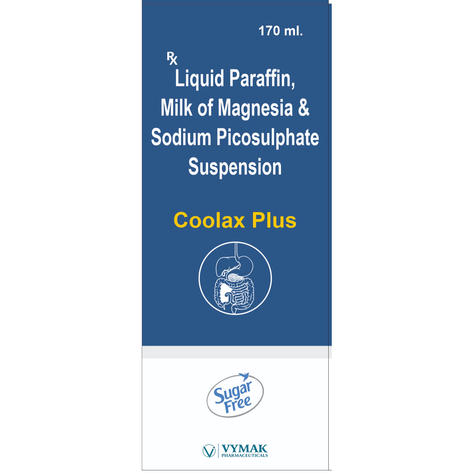 Coolax Plus (Liquid Paraffin 1.25ml, Milk of Magnesia 3.75ml, Sodium Picosulphate 3.33mg/5ml)